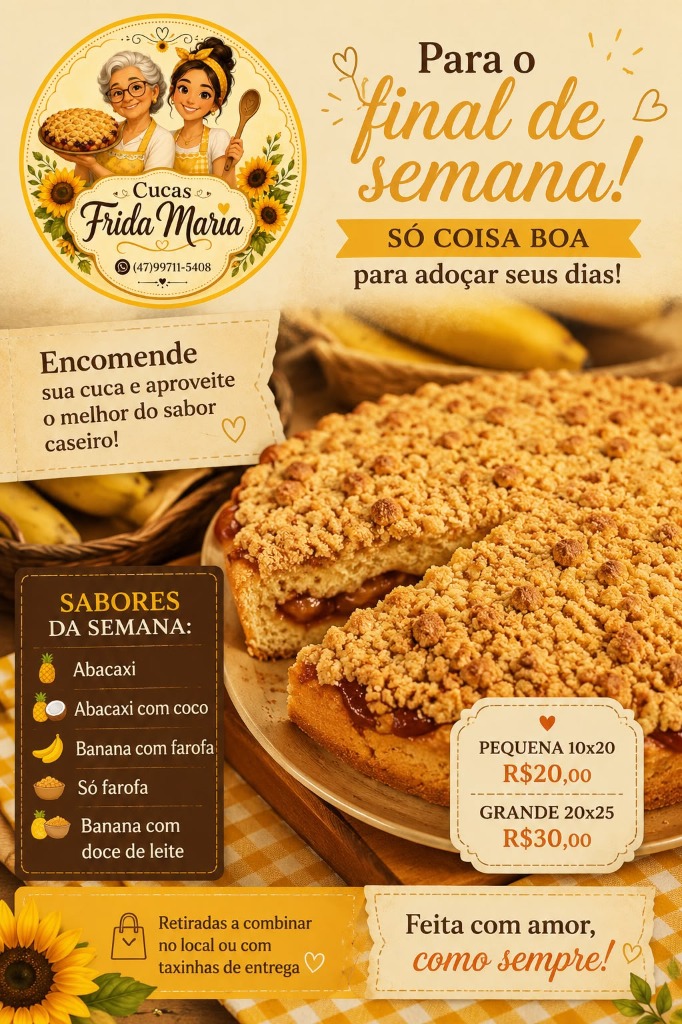 Flyer Cardápio Frida Maria
